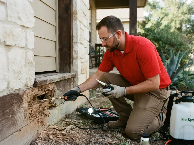 Carpenter Ant Structural Remediation in San Antonio, TX